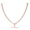 9ct Rose Gold Albert T-Bar Chain 20"