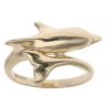 9ct Yellow Gold Dolphin Ring