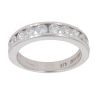9ct White Gold 1.00ct Brilliant Cut Diamond Half Eternity Ring