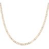 14ct Yellow Gold Patterned Anchor Chain 18"