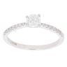 18ct White Gold 0.55ct Brilliant Cut Diamond Solitaire Ring