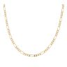 9ct Yellow Gold Figaro Chain 22"