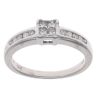 18ct White Gold 0.25ct Diamond Cluster Ring