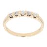 9ct Yellow Gold 0.25ct Brilliant Cut Diamond Five Stone Ring
