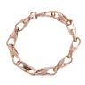 9ct Rose Gold Tulip Bracelet 8"