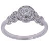 18ct White Gold 0.45ct Brilliant Cut Diamond Cluster Ring