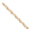 18ct Yellow Gold 2.25ct Brilliant Cut Diamond Bracelet 7"