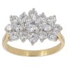 18ct Yellow Gold 2.00ct Brilliant Cut Diamond Cluster Ring