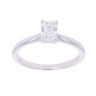 18ct White Gold 0.70ct Radiant Cut Diamond Solitaire Ring
