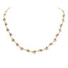 9ct Yellow and White Gold Fancy Chain 16"