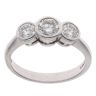 Platinum 0.75ct Brilliant Cut Diamond Trilogy Ring