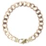 9ct Yellow Gold Curb Bracelet 8"