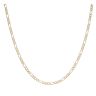 9ct Yellow Gold Figaro Chain 18"