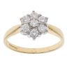 18ct Yellow Gold 0.50ct Brilliant Cut Diamond Cluster Ring