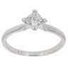 Platinum 0.61ct Princess Cut Diamond Solitaire Ring