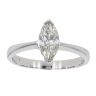 18ct White Gold Marquise Cut 1.06ct Diamond Solitaire Ring