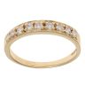 18ct Yellow Gold 0.30ct Brilliant Cut Diamond Half Eternity Ring