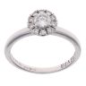 18ct White Gold 0.40ct Brilliant Cut Diamond Cluster Ring