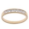 18ct Yellow Gold 0.25ct Brilliant Cut Diamond Half Eternity Ring