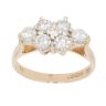 9ct Yellow Gold 1.20ct Brilliant Cut Diamond Cluster Ring