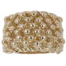 9ct Yellow Gold Six Row Keeper Ring