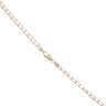 9ct Yellow Gold Square Link Curb Chain 20"
