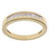 18ct Yellow Gold 0.50ct Princess Cut Diamond Half Eternity Ring