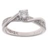 18ct White Gold 0.33ct Brilliant Cut Diamond Solitaire Ring