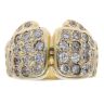 9ct Yellow Gold Cubic Zirconia Boxing Glove Ring