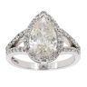18ct White Gold 2.00ct Pear Cut Diamond Ring