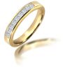 18ct Yellow Gold 0.50ct Princess Cut Eternity Ring