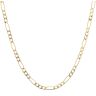 9ct Yellow Gold Figaro Chain 24"
