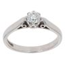 18ct White Gold 0.33ct Brilliant Cut Diamond Solitaire Ring