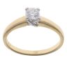 18ct Yellow Gold 0.33ct Brilliant Cut Diamond Solitaire Ring