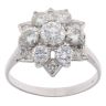 18ct White Gold 1.50ct Brilliant Cut Diamond Cluster Ring