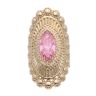 14ct Yellow Gold Pink Gemstone Ring