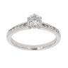 18ct White Gold 0.65ct Brilliant Cut Diamond Solitaire Ring