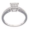 9ct White Gold 0.20ct Diamond Cluster Ring