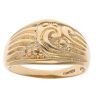 9ct Yellow Gold Filigree Patterned Signet Ring