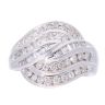 9ct White Gold Fancy 1.00ct Diamond Ring