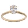 14ct Yellow Gold 0.70ct Oval Cut Diamond Solitaire Ring