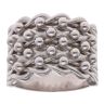 Silver Five Row Keeper Ring By Icesia