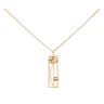 9ct Yellow Gold Rennie Mac Pendant and Curb Chain 18"