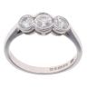 18ct White Gold 0.70ct Diamond Trilogy Ring