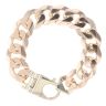 9ct Yellow Gold Curb Bracelet 8.5"