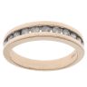 9ct Yellow Gold 0.35ct Brilliant Cut Diamond Half Eternity Ring