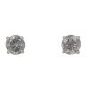 14ct White Gold 2.00ct Brilliant Cut Diamond Stud Earrings