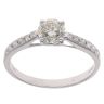 18ct White Gold 1.00ct Brilliant Cut Diamond Solitaire Ring