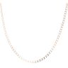 9ct Yellow Gold Square Curb Chain 20"