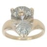 9ct Yellow Gold Prasiolite Single Stone Ring